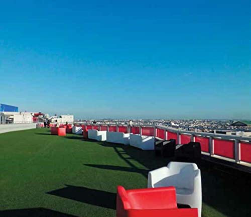VERDELOOK Sempreverde® Prato Artificiale, 4x25 m, per arredo Giardino e Decorazioni