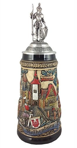 Zöller & Born Bierkrug Rothenburg Reliefseidel 0,5 Liter Bierseidel ZO 1768/9013