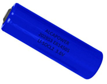 Batteria Pila Li-SOCL2 AA 3.6V 2400mAh Formato AA (Stilo) Lithium-Thionyl Chloride