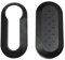 FIAT Schale Autoschlüssel Schwarz Punto 500 Bravo Cover Dablo Plastik Hülle Neu