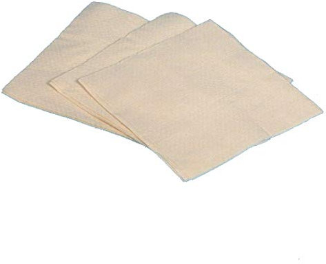 4000 Servietten Tissue Napkins Prägeservietten Imbiss Papierservietten Bio Look Natur havanna braun 30x30cm 1-lagig 1/4 Falz