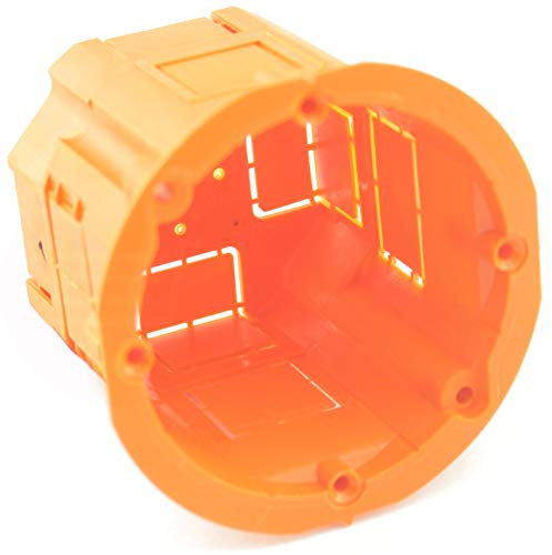 Unterputzdose Schalterdose Putzdeckel Hohlwanddose Trockenbau Signaldeckel Deckel Dose PK-60x60 Hohl/Abzweigdose 60x60 10 Stück