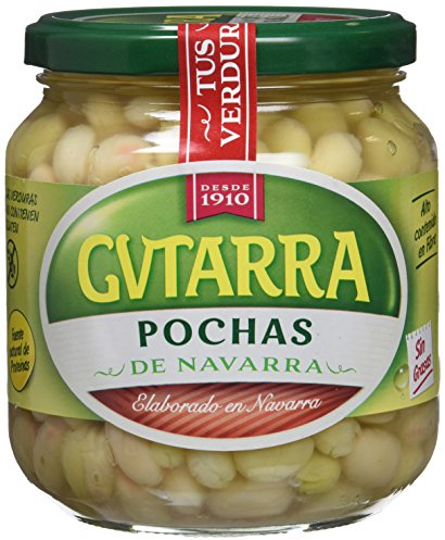 Gvtarra Pochas Cocida Verdura - Paquete de 6 x 400 gr - Total: 2400 gr