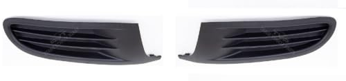 TVP Trade Vehicle Parts.co.uk Compatible With Front Bumper Fog Grille Pair Left & Right Vw Golf Mk6 2009-2012