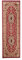 Carpeto Orientteppich Läufer Teppich Rot 100 x 150 cm Medaillon Muster Kurzflor Verona Kollektion