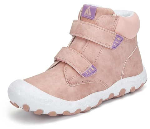 Mishansha, scarpe sportive per bambini, con chiusura in velcro, per trekking e camminate, Rosa (rosa.), 35 EU