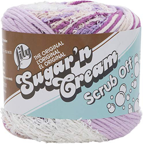 Lily Yarn Sugar & Cream, Cotton, Pretty Purple, One Size