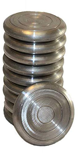 CADENAS ® - Jeu de la Grenouille (ou Jeu de Tonneau): 10 Palets ou disques en Acier.