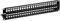 TRENDnet 48-Port Blank Keystone Shielded 2U HD Patch Panel, TC-KP48S, Cat 6A/6/5e/5, Recommended with TC-K06C6A Cat6A Keystone Jacks, 2U 19 Inch Metal RackMount Design, Cable Management Panel