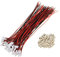TuToy 100Pcs Mini Micro Jst 1.0Mm Sh 2-Pin Stecker Mit Drähten Kabel 150Mm