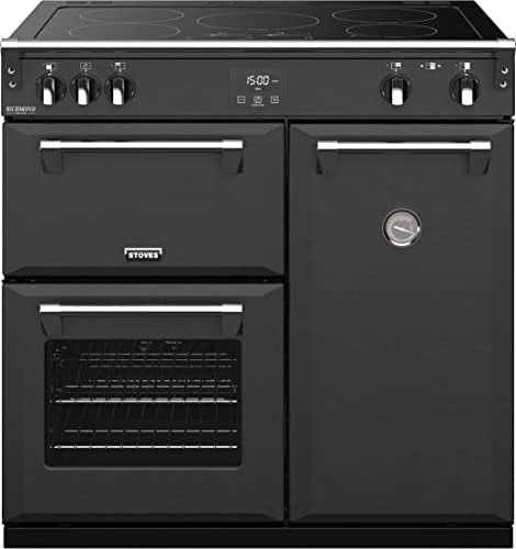 Stoves Colour Boutique Collection Richmond Deluxe S900Ei CB 90cm Electric Range Cooker with Induction Hob - Anthracite - A/A/A Rated