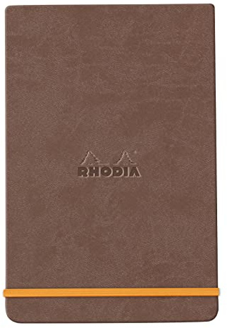 Rhodia 194376C Notizbuch Webnotepad A5 liniert 96 Blatt Braun
