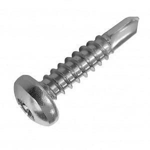 Gartenwelt Riegelsberger Zubehör für unseren Premium Terrassenlager | Made in Germany | Bohrschrauben 4,8x22 mm 50 Stück (kleine Packung)