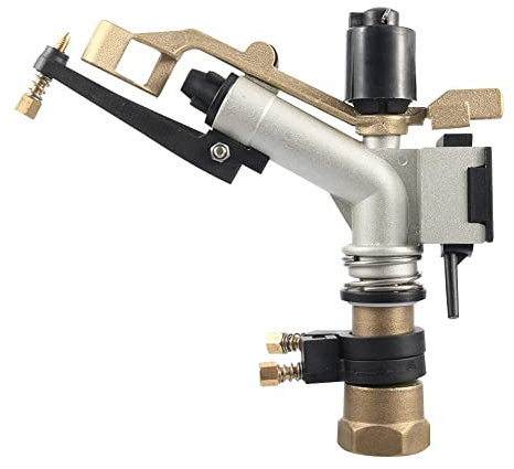 Aolity Bewässerungsdüse G1 Innengewinde Rocker Impact Sprinkler Gun Big Spray Covering Range Garten Landwirtschaft Bauernhof Rasen Bewässerung Bewässerung Regenpistole