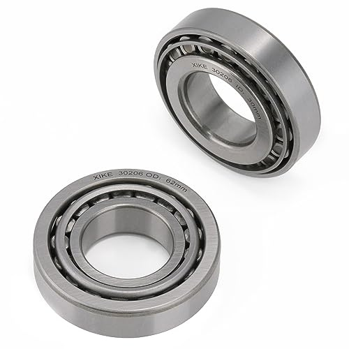 XiKe 2 Stück 30206 Kegelrollenlager 30x62x17.25mm｜Passend für DIY｜ATV｜Auto｜LKW｜Anhänger Räder｜Getriebe＆Motor｜Industrie｜Technik｜Landwirtschaft｜Garten Maschinen und Reducer.