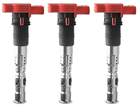 Frankberg 3x Zündspule Kompatibel mit A4 8E2 B6 4.2L 2003-2004 A6 4F2 C6 4.2L 2004-2006 T.o.u.a.r.e.g 7LA 7L6 7L7 4.2L 2002-2006 Replace# 077 905 115 E