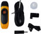 Elektrisches Kazoo, 4,3 Elektrisches Kazoo mit Tonabnehmer, Musikinstrument mit Einstellbarem Ton, Professionelles Kazoo mit Flötenmembranen, 3,5-Adapter und Lanyard, Mini-Kazoo (Gelb)