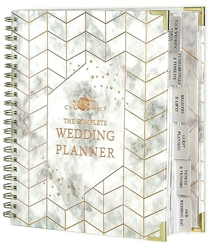 Hochzeitsplaner Buch Hochzeit Tagebuch Countdown Kalender Verlobung Geschenk für Paare Organizer Checkliste (B)