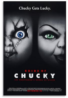 YBRAVO Chucky (1998) Poster Dekorative Malerei Leinwand Wandkunst Wohnzimmer Poster Schlafzimmer Malerei,Wandkunst Bilddruck Moderne Familienzimmer Dekor 08x12inch(20x30cm)