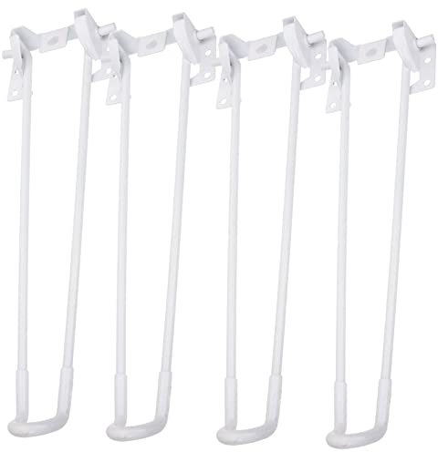 SEWOART 4piezas Patas De Horquilla Plegables De Metal para Muebles Mesas Plegables y Computadoras