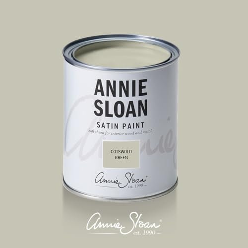 Priory Polishes Annie Sloan Cotswold Green Satin Paint 750ml