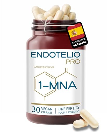 Endotelio 1-MNA PRO, Optimierendes NAD+, Sirtuin-Aktivator, Anti Aging, Doppelte Dosis für Schnellere Effekte, Biohacking-Ergänzungsmittel, Unterstützung für die Zellgesundheit, 30 Kapseln