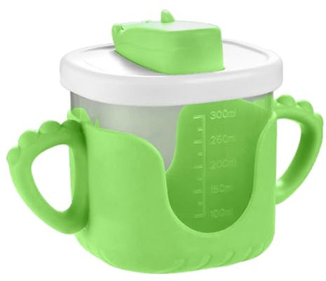 Entraîneur de paille lesté, bouteille d'eau pour bébé, biberon sans BPA, bouteille d'eau anti-déversement pour nourrissons biberon anti-fuite biberon à bec souple poignée ergonomique bouteille d'eau d