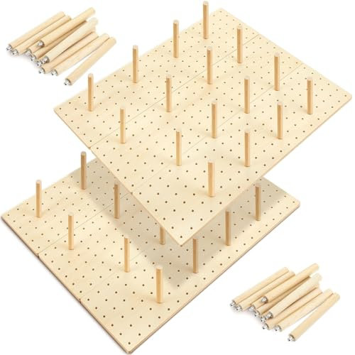 Suixtil Sistema de Clavijas de Madera, Organizador de cajones con 48 Pinzas for Cubiertos, cajones, Platos, Organizador, Cocina, Clips for contenedores de Alimentos(Holzfarbe)