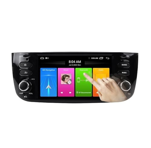 Autoradio Android 12 compatibile con Fiat/Linea/Punto Evo 2012-2015 Navigazione GPS multimediale Autoradio Carplay Unità principale DSP Stereo(PD-C MIC)