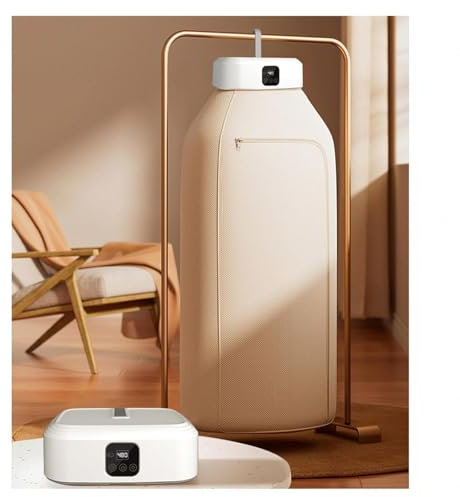 Secadora de Ropa eléctrica, Mini secadoras portátiles, secadoras con Bomba de Calor, Temporizador de bajo Consumo de energía de 600 W, Secadora de Ropa portátil de Secado rápido