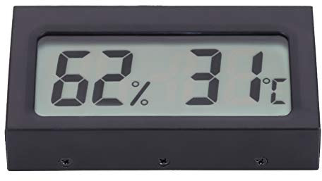Digitales LCD-Thermometer-Hygrometer 0~50 ℃ 25% RF ~ 98% RF, Großes LCD-Display, Ideale Haushaltsdekoration, Geeignet für Häuser, Büros, Werkstätten, Schulen, Märkte,