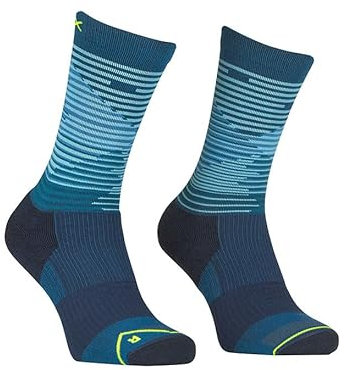 ORTOVOX ALL MOUNTAIN MID SOCKS M - Warme Socken aus Merino-Mix mit viel technischem Komfort - BLAU - HERREN - 45-47