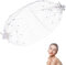 CHGCRAFT Vogelkäfig Gesichtsschleier Perle Fasacinator Weißes Mesh Spitze mit Perlen Stirnband Schleier Fascinator Hut für Frauen Tea Party Dinner Party Ostern Braut Hochzeit