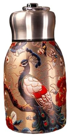 Botella de agua aislada, taza térmica de 300 ml, vaso caliente y frío, botella de agua de viaje, botella de agua de metal para bebidas, pequeña botella aislada, botella de café térmica, vaso de viaje
