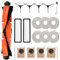 KiimSin Repuestos para Xiaomi X20 MAX / X20 Pro Accesorios aspiradoras Robot, 1 Cepillo Principal, 6 paños, 4 Bolsas para Polvo, 2 filtros, 4 cepillos Laterales