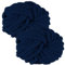 bechoanigel 2 Stück Dicke Wolle Garn 500g, Armstricken Wolle Dickes Garn, XXL Weiches Chunky Wolle, Super Weich Chenille Wolle zum Häkeln für Decken, Schals, Mützen, Haustier Nest (Nachtblau)