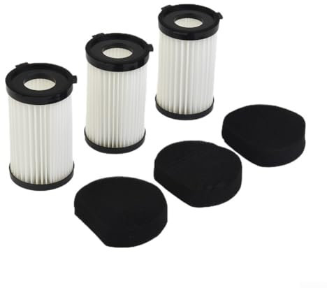 Jotekonoby Confezione da 3 filtri per aspirapolvere, filtri antipolvere lavabili, compatibili con Galaxy GL6255 BS3070, per Clatronic BS1306