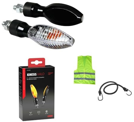 KOMPATIBEL MIT Triumph Speed Triple 1050 ABS Blinker MOTORRADBELEUCHTUNG MIT GLÜHBIRNE ZUGELASSENES WEIßES Glas ORANGEFARBENES LICHT HOHE VIBRATIONSFESTIGKEIT