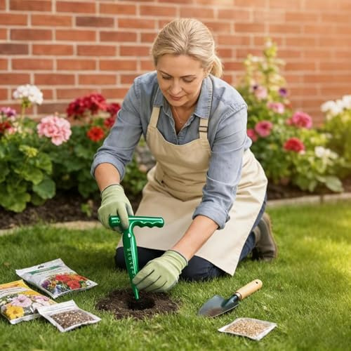 Outil de Jardin pour pelleteuses manuelles, jardinière à Planter, Outil pour jardinières et excavatrices à bulbes, excavatrice de Trous pour pour Transplantation