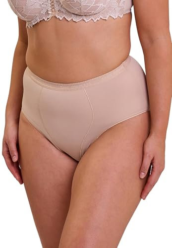 Sans Complexe - Perfect Lift - Culotte Gainante- Amincissant - Uni - Maille Bloquée - Femme - Beige (Skin) - 42/44