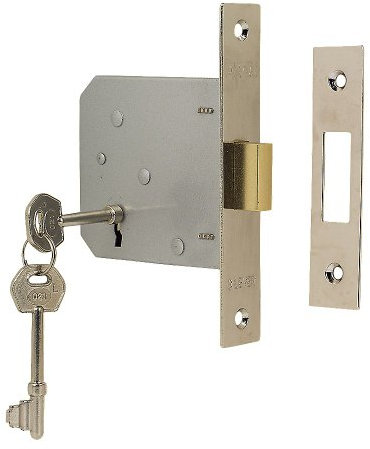 ERA 572-61 3-inch 76mm 3-Lever Deadlock with Chrome Effect
