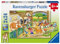 Ravensburger Kinderpuzzle - 09195 Fröhliches Landleben - Puzzle für Kinder ab 4 Jahren, mit 2x24 Teilen