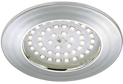 Briloner Leuchten LED-Einbaustrahler, Einbauleuchten, LED 10,5 W, 1000 lm, geringe Einbautiefe, 3 cm, IP44, chrom 7206-018