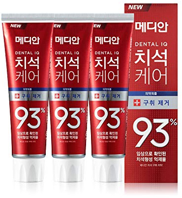 Median Advanced Tartar Toothpaste 86% Scaler Max 120Gx3Bottle