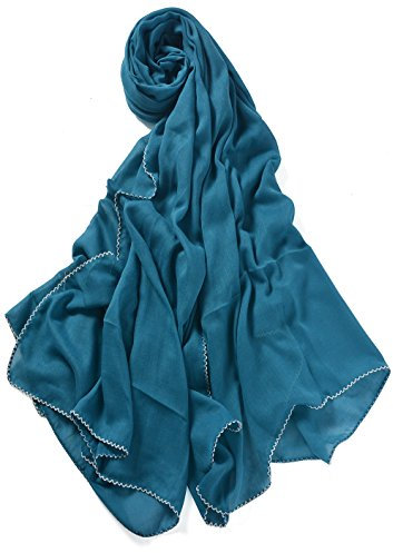 Miobo XXL Damen Stola Schal Unifarbe 220x 140 CM in verschiedenen Farbe aus Viskose 06