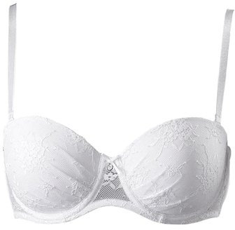Lascana Damen Push-up-BH mit abnehmbaren Trägern, Spitze, rutschfest, viele Tragevarianten - der Flexible für jeden Anlass