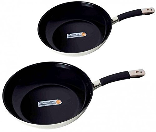 Boral Bratpfanne Edelstahl mit Keramikbeschichtung Größe 24cm