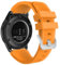 MoKo Bracelet Sport Compatible avec Samsung Galaxy Watch 3 45mm/Galaxy Watch 46mm/Gear S3 Frontier/Classic, 22mm Bracelet de Remplacement en Silicone Souple pour Hommes Femmes, Orange