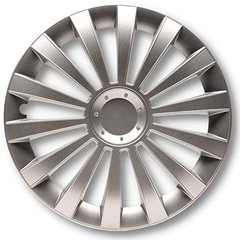 Albrecht 13 Zoll Radkappen Silber für Stahlfelgen - Meridian Radzierblenden aus hochwertigem Kunststoff - Langlebige Radblenden in originaler Albrecht Verpackung - Made in EU