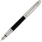 Waldmann Füllhalter Pocket, Sterling Silber, schwarz, Feder:breit (B)
